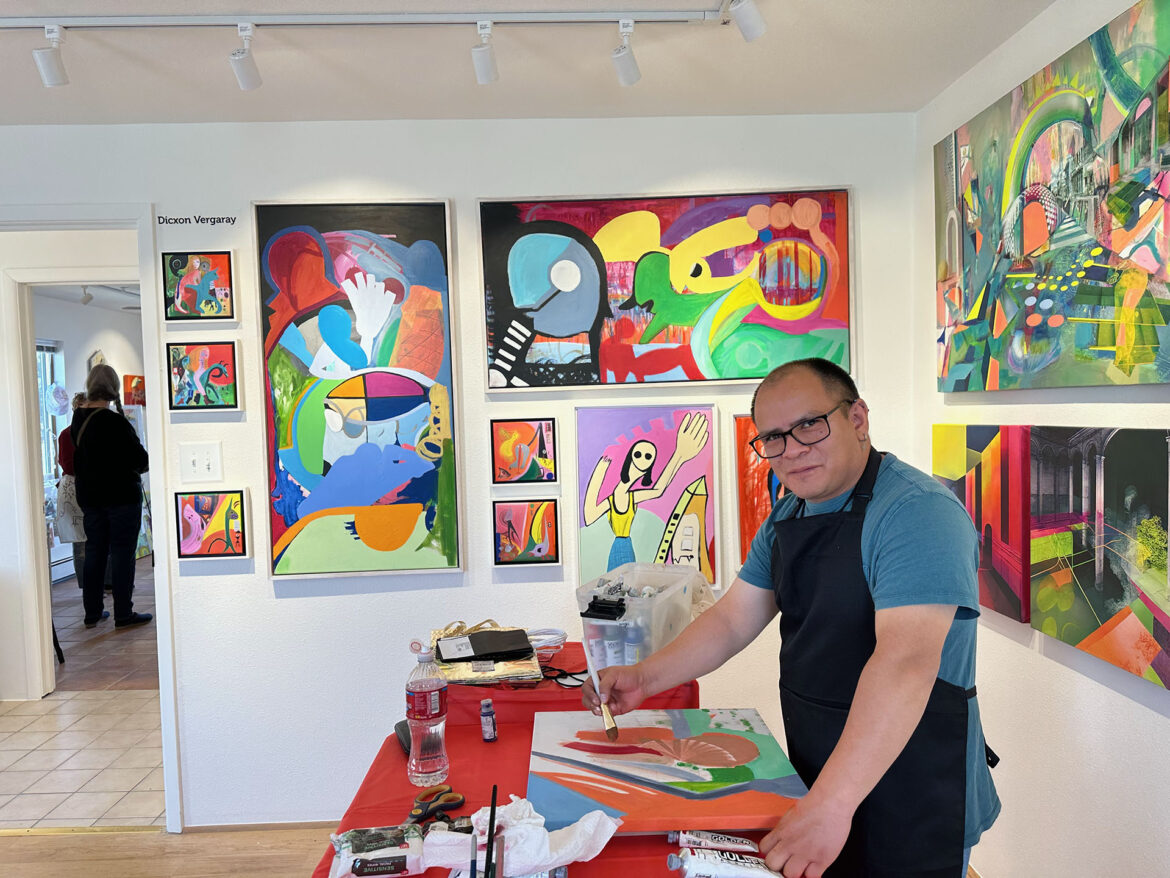 Art Residency & Open Studio at AIR Studios, Jen Tough Gallery, Santa Fe, NM, May 2023