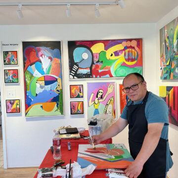 Art Residency & Open Studio at AIR Studios, Jen Tough Gallery, Santa Fe, NM, May 2023
